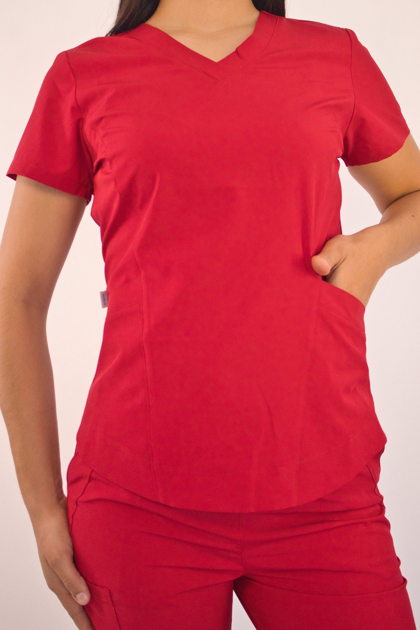 Conjunto Quirúrgico Dalia Rojo