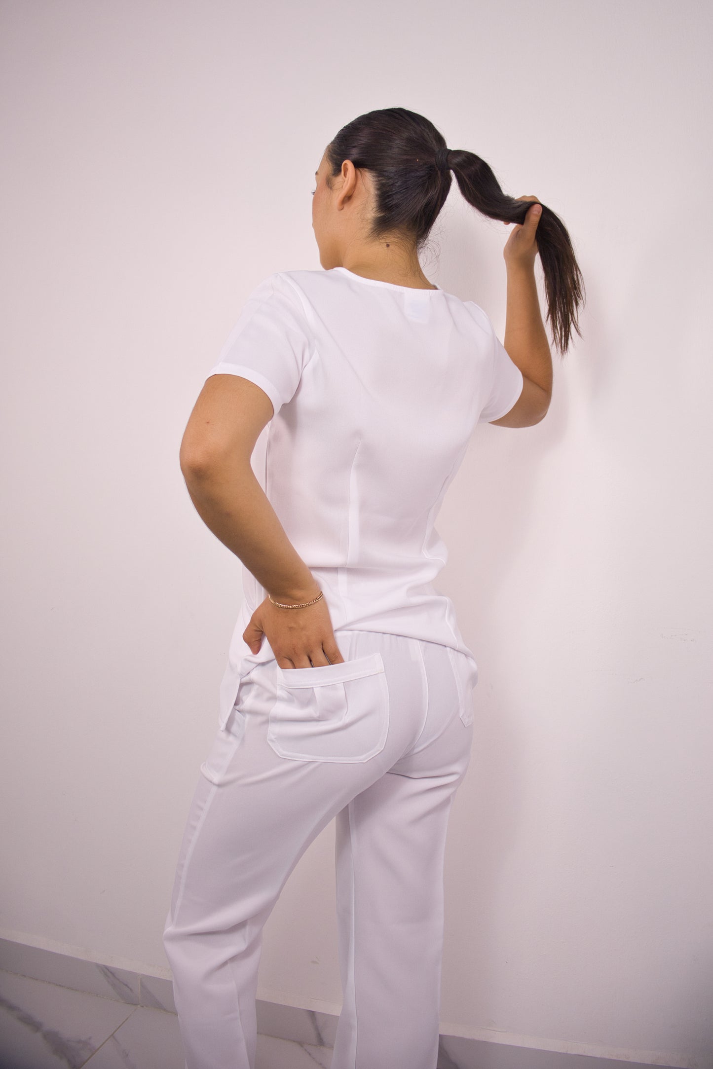 Conjunto Quirúrgico Aura Blanco